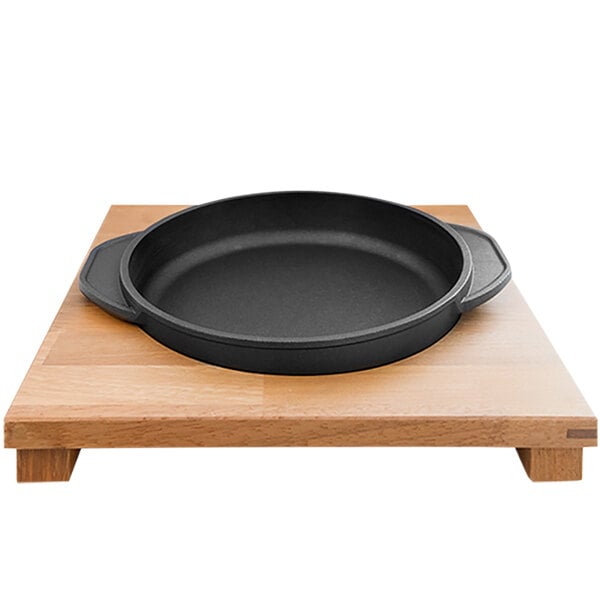Mibrasa 7 7/8" Wood Casserole Dish Support Trivet – item 668CWCS20