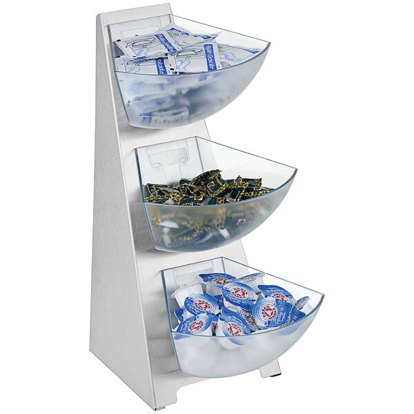 APS 8 1/4" x 6 5/16" 3-Tier Rack APS Condiment Organizer – item 959APS11444