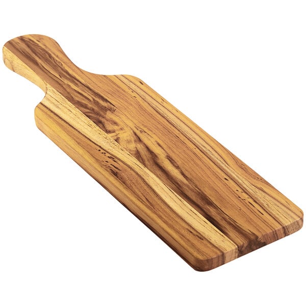 Teakhaus Marine 20" x 6" Teakwood Serving Board w/ Handle – item 497521