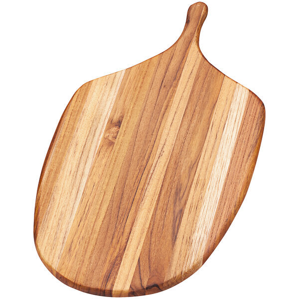 Teakhaus Canoe 21" x 11" Teakwood Serving Board w/ Handle – item 497702