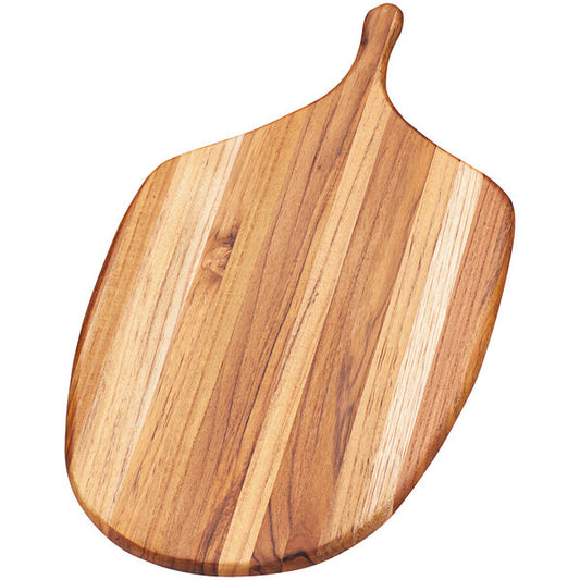 Teakhaus Canoe 21" x 11" Teakwood Serving Board w/ Handle – item 497702