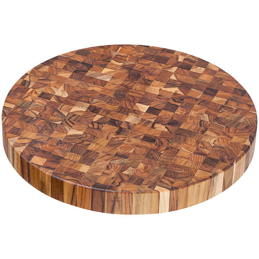 Teakhaus 18" Teakwood Round Cutting / Serving Board – item 497303