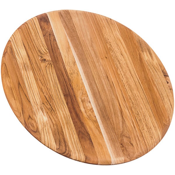 Teakhaus Elegant 18" Teakwood Serving Board w/ Rounded Edge – item 497208