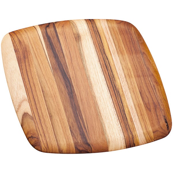 Teakhaus Elegant 16" x 16" Serving Board w/ Rounded Edge – item 497206