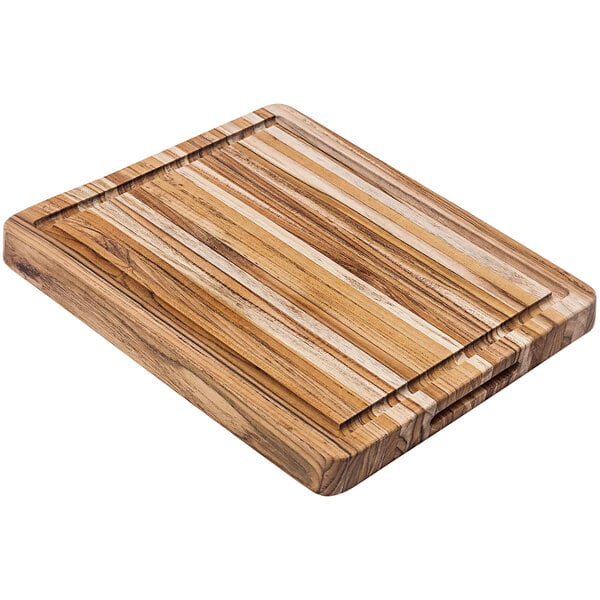Teakhaus Cutting Board w/ Juice Canal and Hand Grips – item 497105