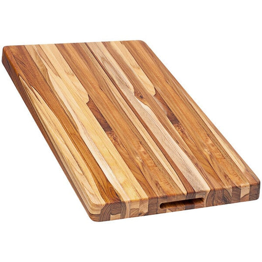 Teakhaus Traditional 20" x 15" Cutting Board w/ Hand Grips – item 497106