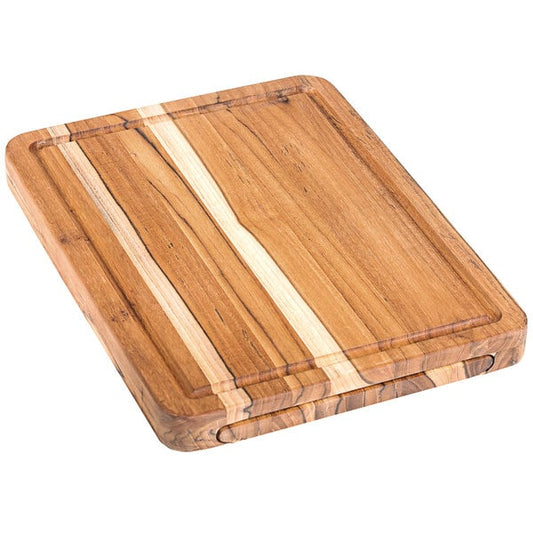 Teakhaus Cutting Board w/ Juice Canal and Hand Grips – item 497110