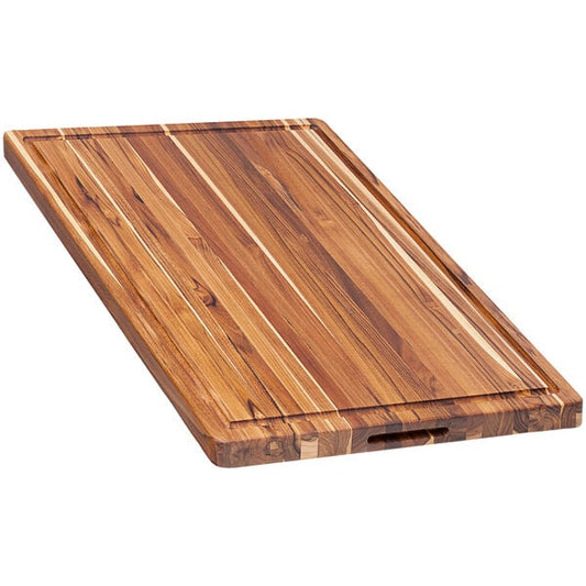 Teakhaus Cutting Board w/ Juice Canal and Hand Grips – item 497108