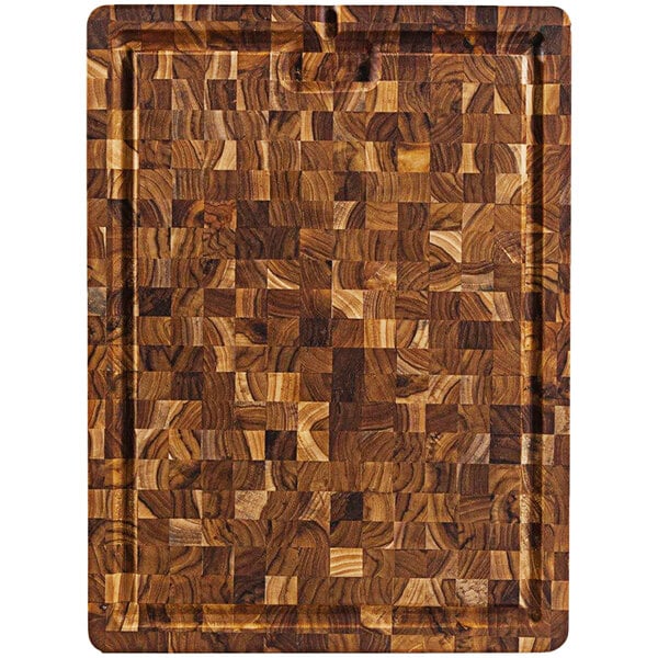 Teakhaus Smart Cutting Board w/ Juice Canal and Tablet Slot – item 4971203