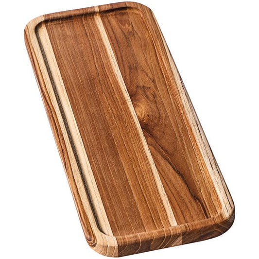Teakhaus Essential 12" x 5" x 1/2" Teakwood Serving Tray – item 4971305