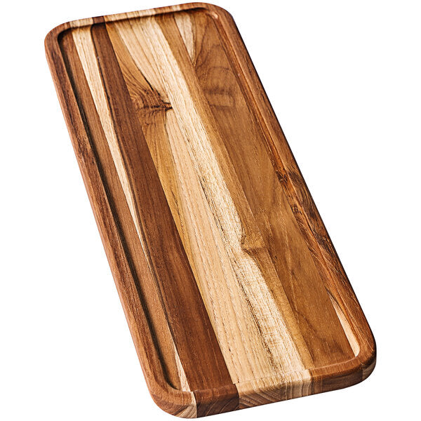 Teakhaus Essential 16" x 5" x 1/2" Teakwood Serving Tray – item 4971306