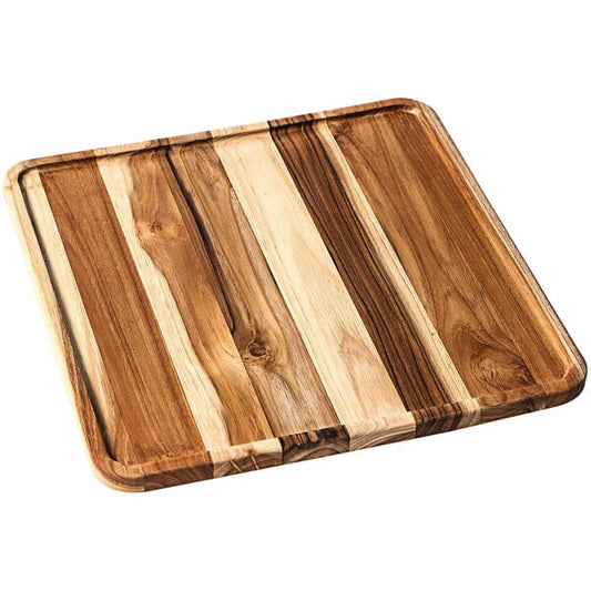 Teakhaus Essential 12" x 12" x 1/2" Teakwood Serving Tray – item 4971309
