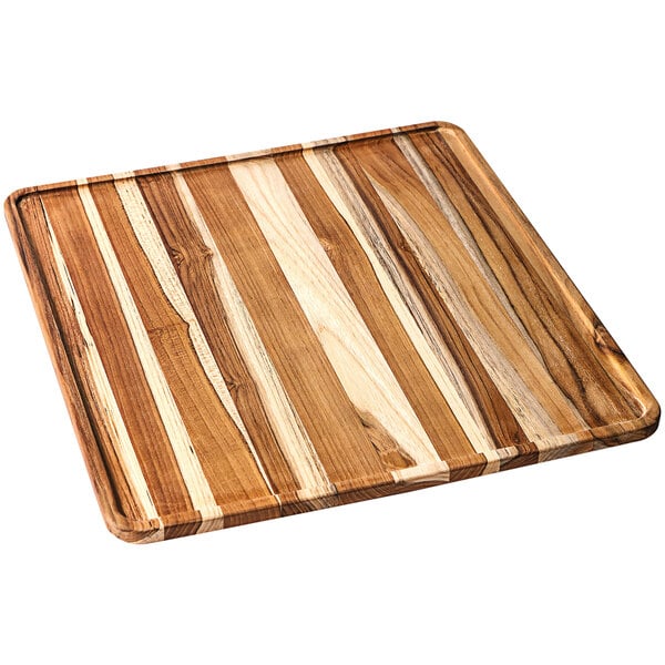 Teakhaus Essential 16" x 16" x 1/2" Teakwood Serving Tray – item 4971310