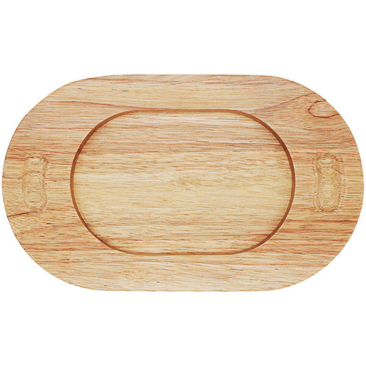 Arcoroc 13" Oval Wood Underliner by Arc Cardinal FN978 – item 552FN978