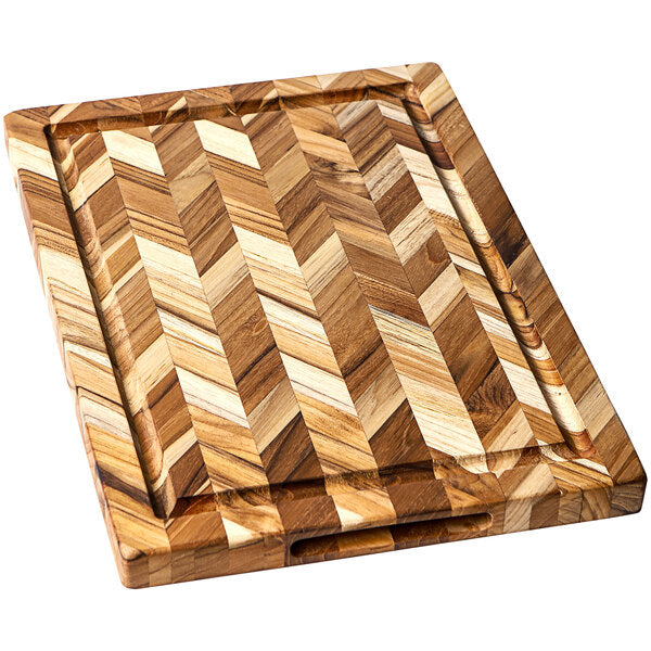 Teakhaus Cutting Board w/ Juice Canal and Hand Grips – item 497324