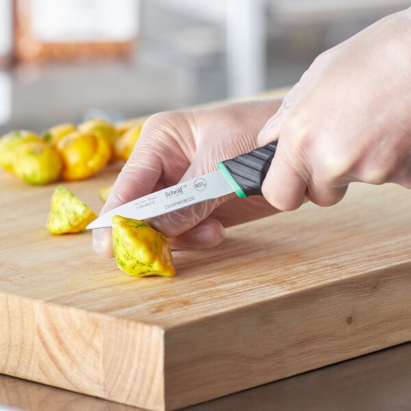 Schraf 3 1/4" Smooth Paring Knife w/ TPRgrip Handle – item 220VPARSM32G image 2