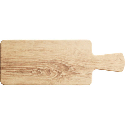 Acopa 11" x 5 1/2" Light Oak Faux Serving Board w/ Handle – item 304FXWD145B image 2