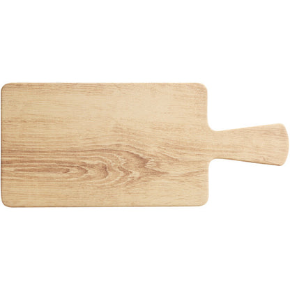 Acopa 12" x 7" Light Oak Faux Wood Serving Board w/ Handle – item 304FXWD167B image 2