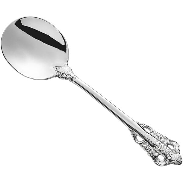 Acopa Ophelia 6 1/4" 18/10 X-Heavy Bouillon Spoon – item 267710802
