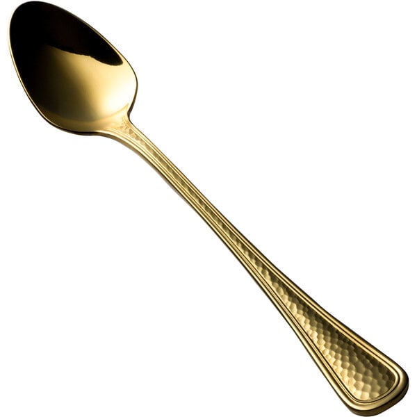 Bon Chef Positano 7 1/4" X-Heavy Gold Iced Tea Spoon – item 201S4702G