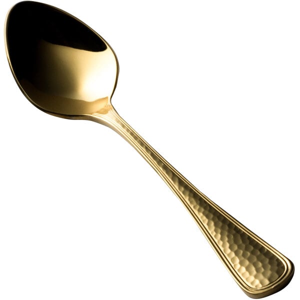 Bon Chef Positano 4 3/4" X-Heavy Gold Demitasse Spoon – item 201S4716G