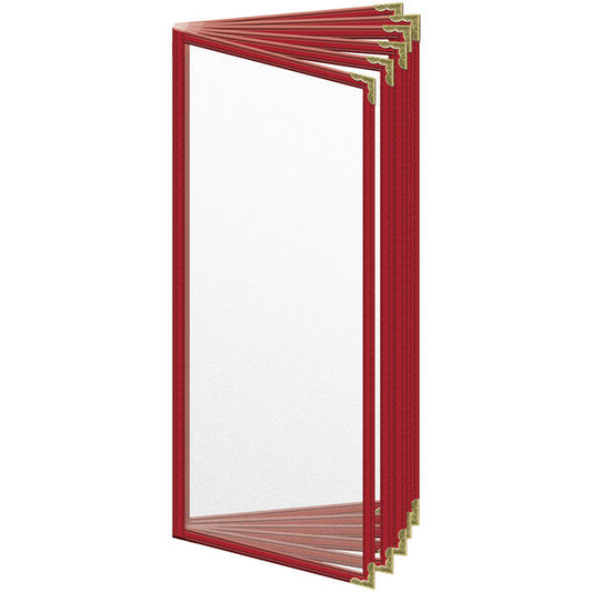H. Menu Cover w/ Gold Decorative Corners and Matte Finish – item 759T123AM41