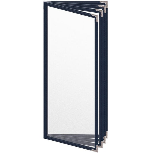H. Menu Cover w/ Silver Decorative Corners and Matte Finish – item 759TDD7BM41