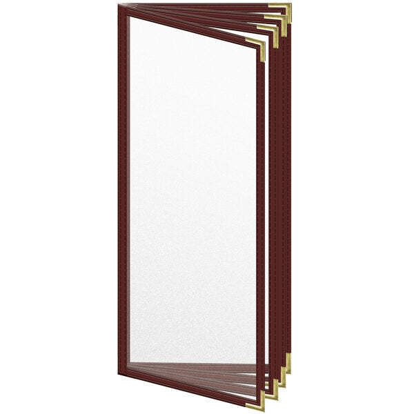 H. Menu Cover w/ Smooth Corners and Matte Finish – item 759TDD8CM41
