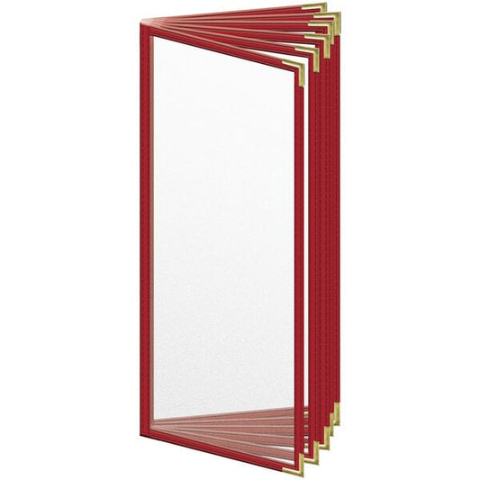 H. Menu Cover w/ Gold Smooth Corners and Matte Finish – item 759T123CM41