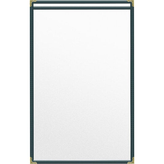 H. Menu Cover w/ Gold Decorative Corners and Matte Finish – item 759TES6AM17