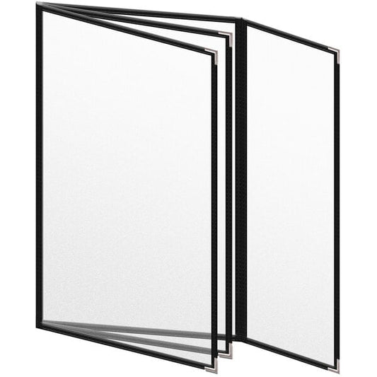 H. Menu Cover w/ Silver Smooth Corners and Matte Finish – item 759TBQ4DM84