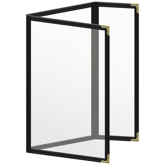 H. Menu Cover w/ Gold Decorative Corners and Matte Finish – item 759TDQ4AM55