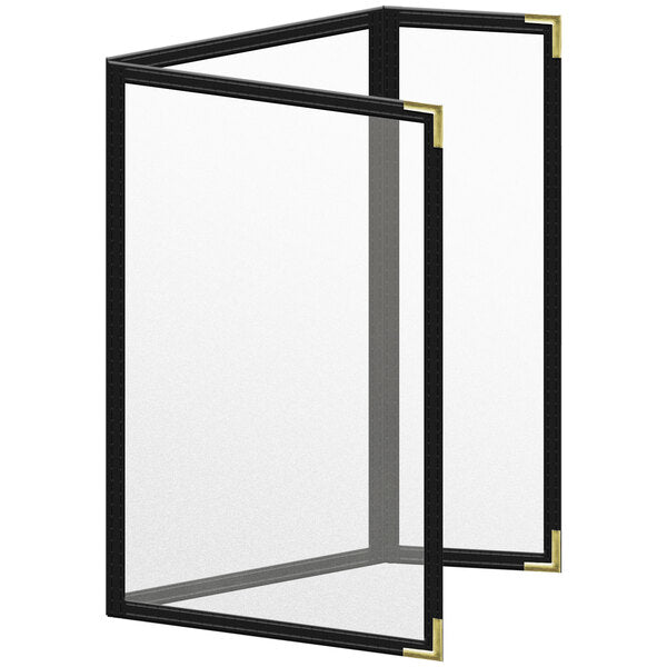 H. Menu Cover w/ Gold Smooth Corners and Matte Finish – item 759TDQ4CM55