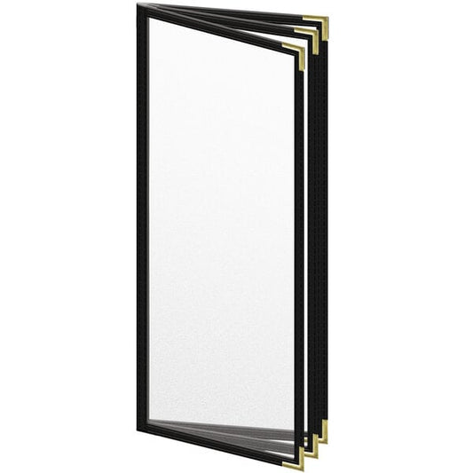 H. Menu Cover w/ Gold Smooth Corners and Matte Finish – item 759TTB4CM41
