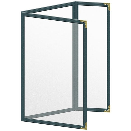 H. Menu Cover w/ Gold Decorative Corners and Matte Finish – item 759TDQ6AM55