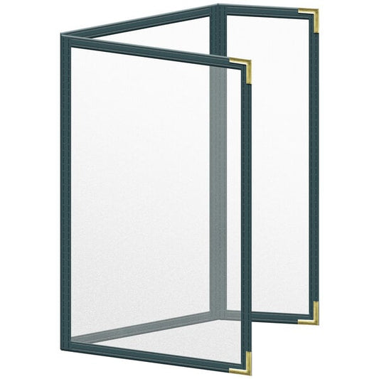 H. Menu Cover w/ Gold Smooth Corners and Matte Finish – item 759TDQ6CM55