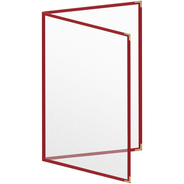 H. Menu Cover w/ Gold Smooth Corners and Matte Finish – item 759TED3CM17