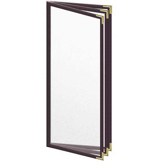 H. Menu Cover w/ Gold Smooth Corners and Matte Finish – item 759TTB5CM41