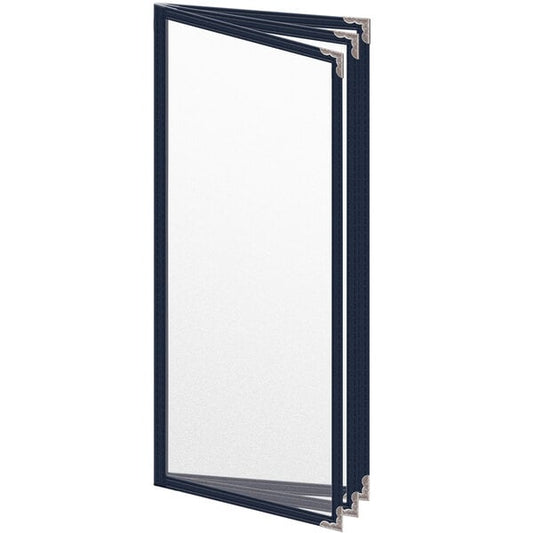 H. Menu Cover w/ Silver Decorative Corners and Matte Finish – item 759TTB7BM41