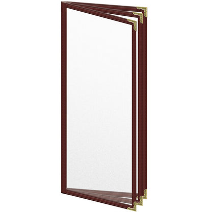 H. Menu Cover w/ Decorative Corners and Matte Finish – item 759TTB8AM41