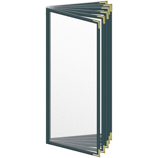 H. Menu Cover w/ Gold Smooth Corners and Matte Finish – item 759T126CM41
