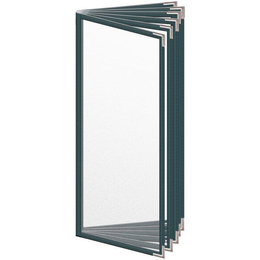 H. Menu Cover w/ Silver Smooth Corners and Matte Finish – item 759T126DM41
