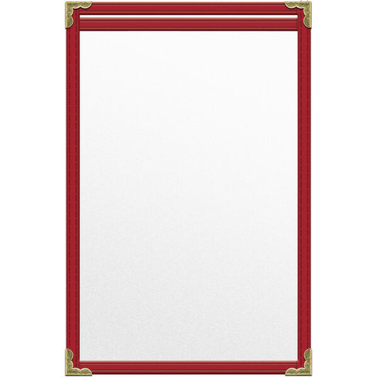 H. Menu Cover w/ Gold Decorative Corners and Matte Finish – item 759TES3AM55
