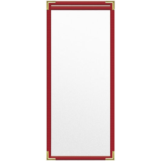 H. Menu Cover w/ Gold Smooth Corners and Matte Finish – item 759TES3CM41