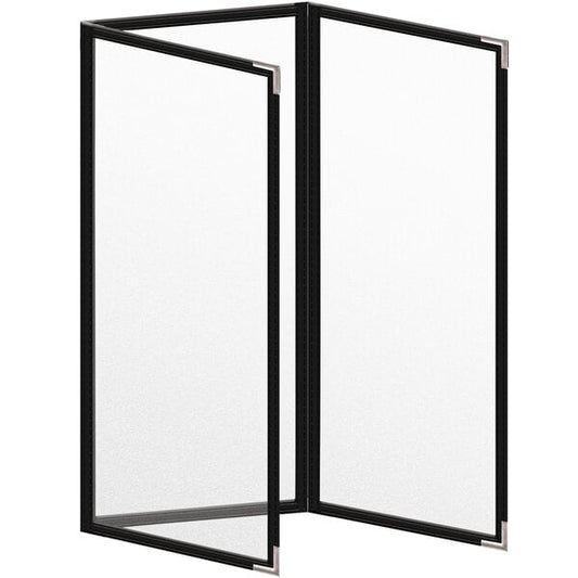 H. Menu Cover w/ Silver Smooth Corners and Matte Finish – item 759TET4DM41
