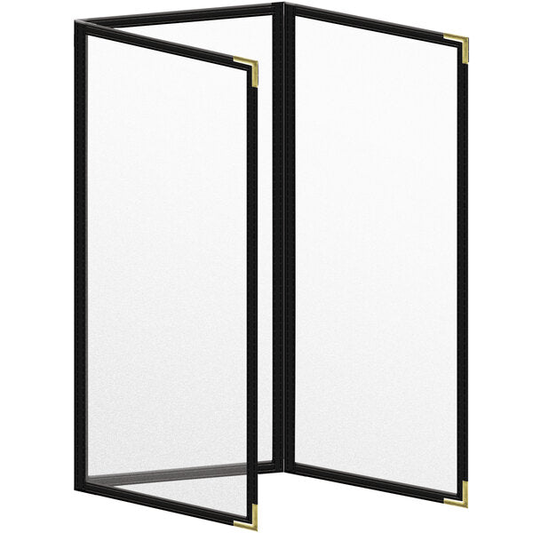 H. Menu Cover w/ Gold Smooth Corners and Matte Finish – item 759TET4CM41