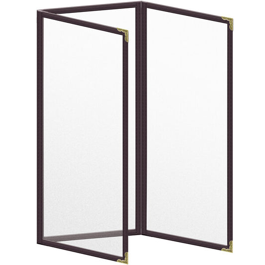 H. Menu Cover w/ Gold Decorative Corners and Matte Finish – item 759TET5AM41