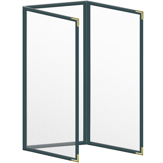H. Menu Cover w/ Gold Smooth Corners and Matte Finish – item 759TET6CM41