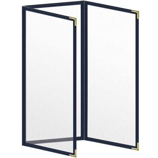 H. Menu Cover w/ Gold Smooth Corners and Matte Finish – item 759TET7CM41