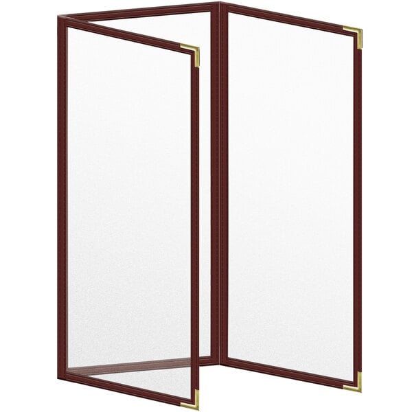 H. Menu Cover w/ Smooth Corners and Matte Finish – item 759TET8CM41